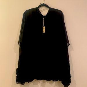Ravi & Dani New with Tags sheer black top.